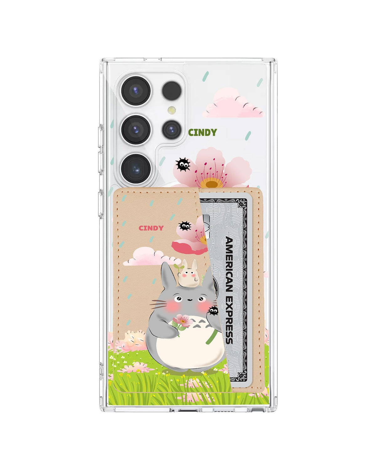 Android Leather Wallet Case - Totoro 2