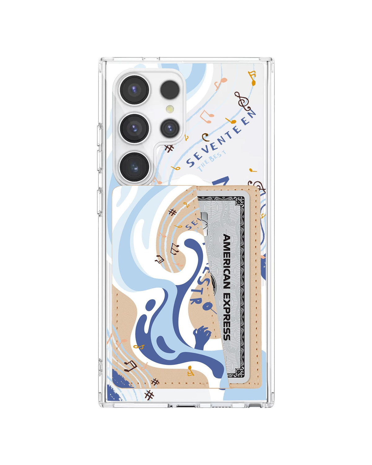 Android Leather Wallet Case - Seventeen 1