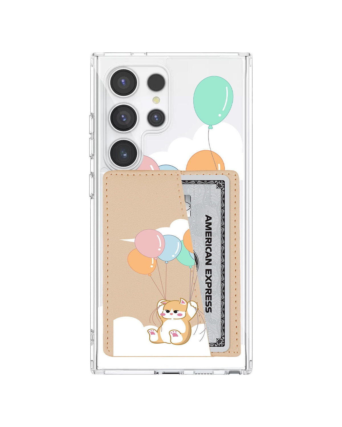Android Leather Wallet Case - Kitten