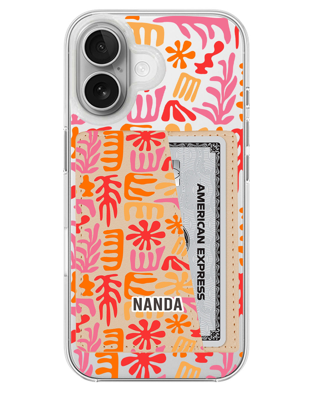 iPhone Leather Wallet Case - Floral Fiesta