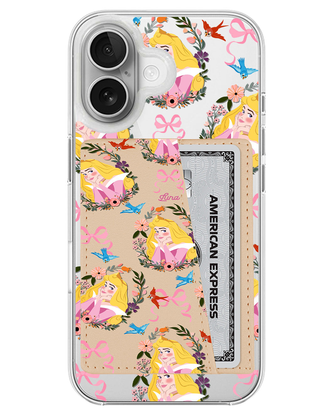 iPhone Leather Wallet Case - Aurora
