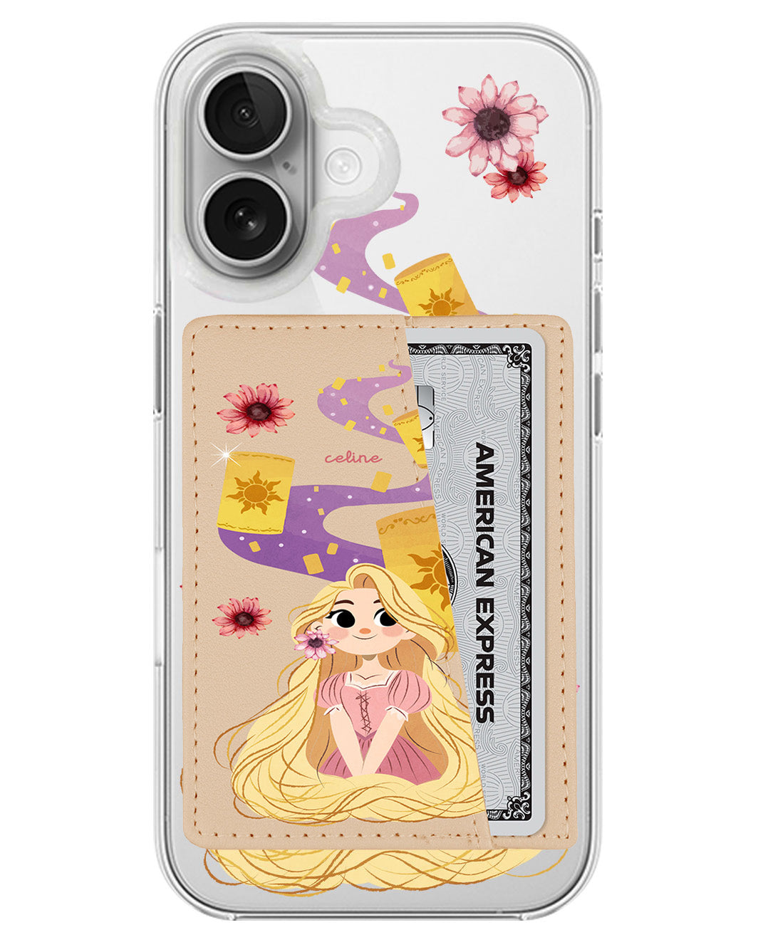 iPhone Leather Wallet Case - Rapunzel 1