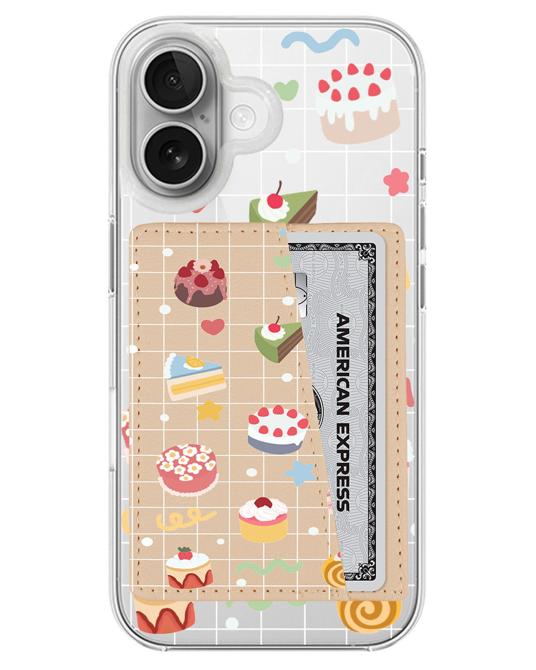 iPhone Leather Wallet Case - Korean Cake