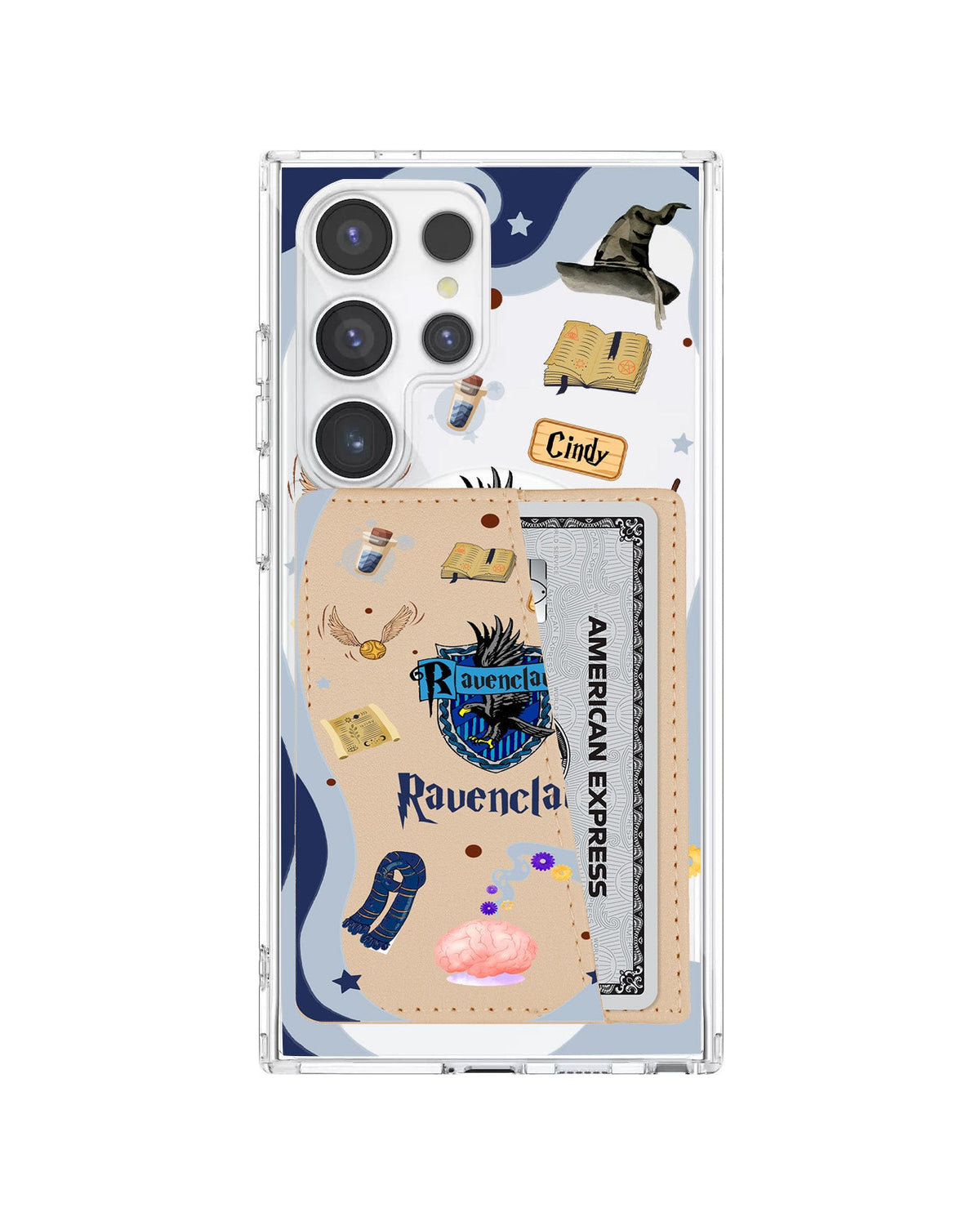 Android Leather Wallet Case - Ravenclaw