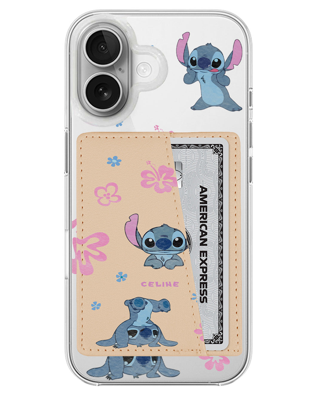 iPhone Leather Wallet Case - Stitch 1