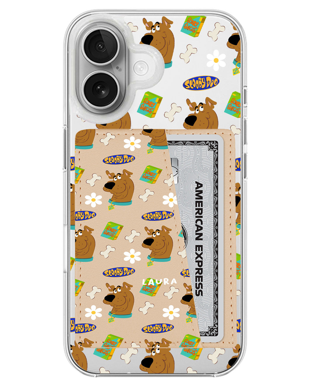 iPhone Leather Wallet Case - Scooby Doo