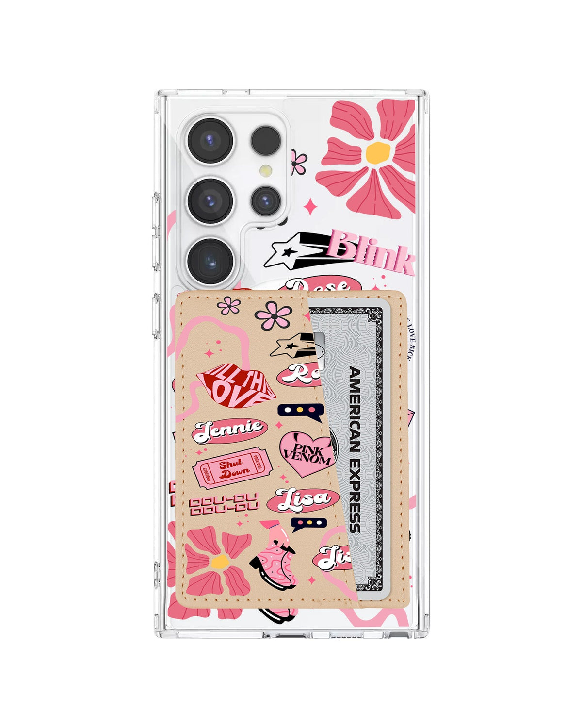 Android Leather Wallet Case - Blackpink 1