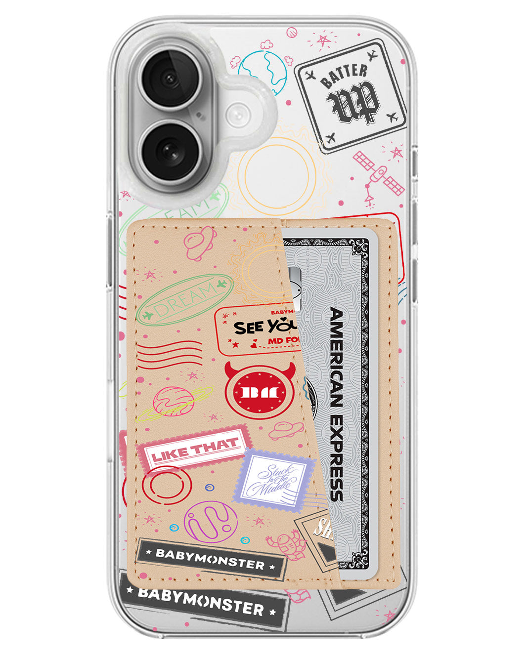 iPhone Leather Wallet Case - Babymon 2