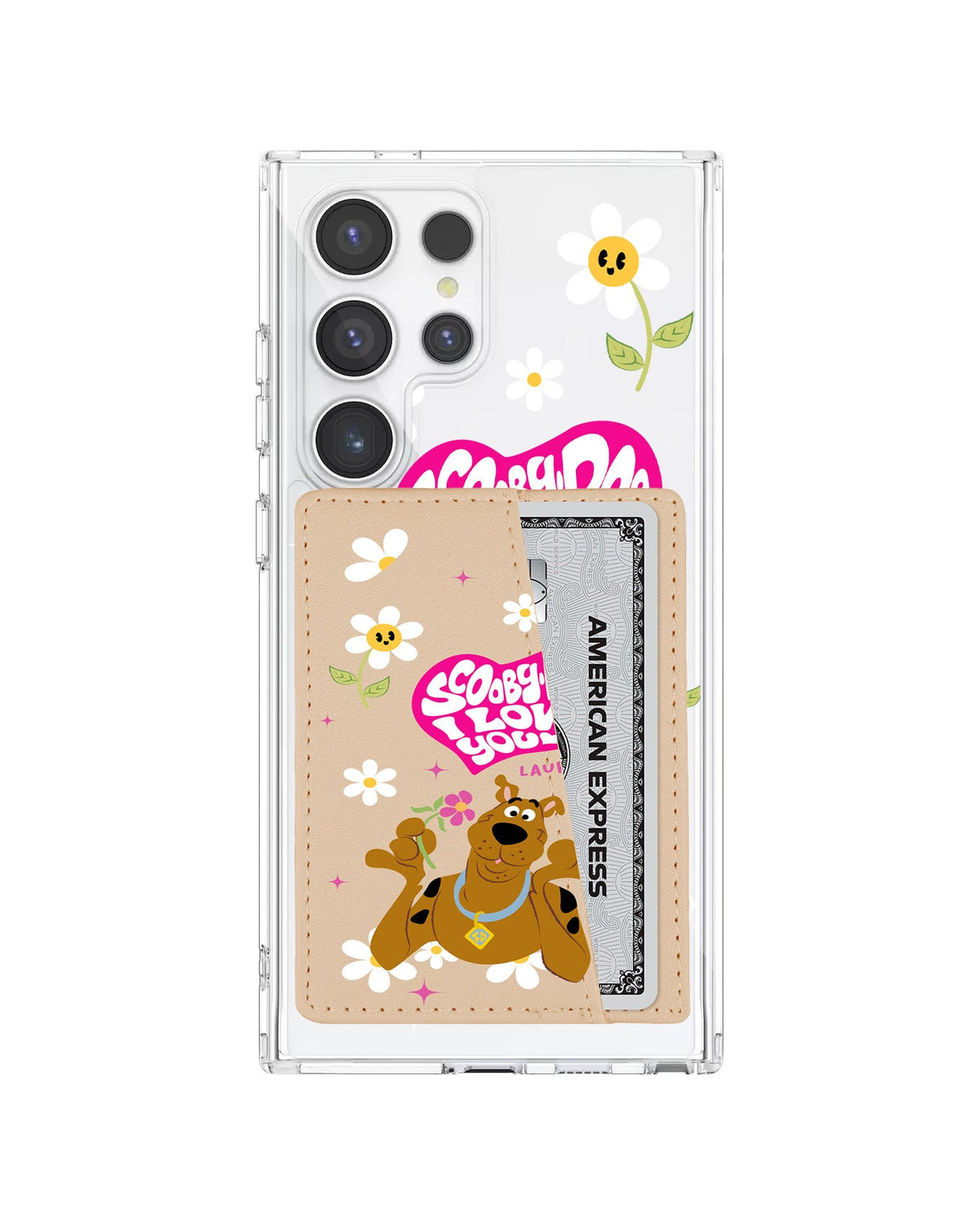 Android Leather Wallet Case - Scooby Love You