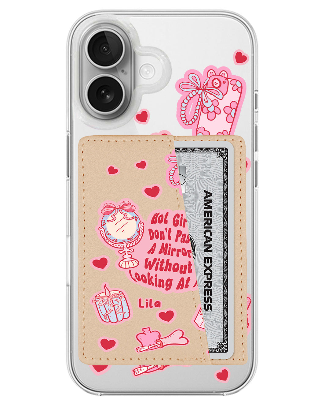 iPhone Leather Wallet Case - Self Confidence