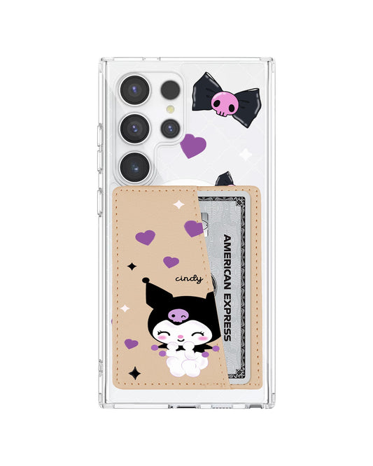 Android Leather Wallet Case - Naughty Kuromi