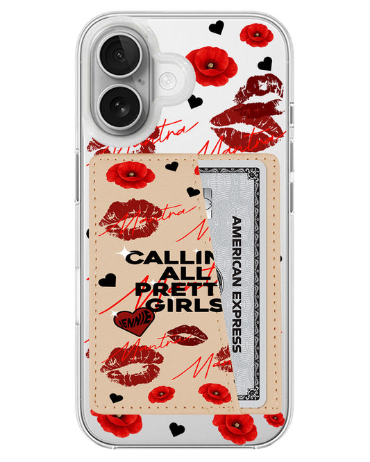 iPhone Leather Wallet Case - Jennie Pretty Girls