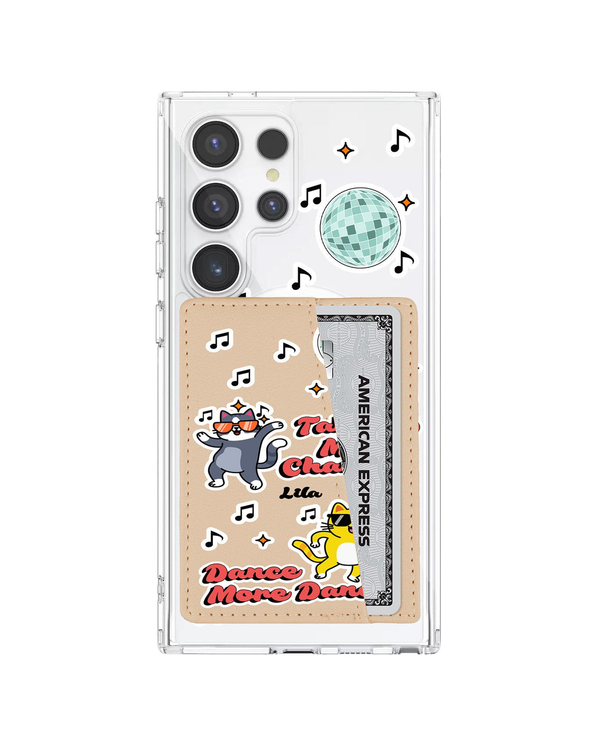 Android Leather Wallet Case - Dance Pawty