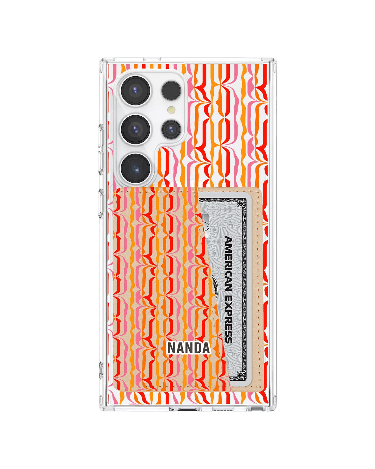 Android Leather Wallet Case - Sunset Groove