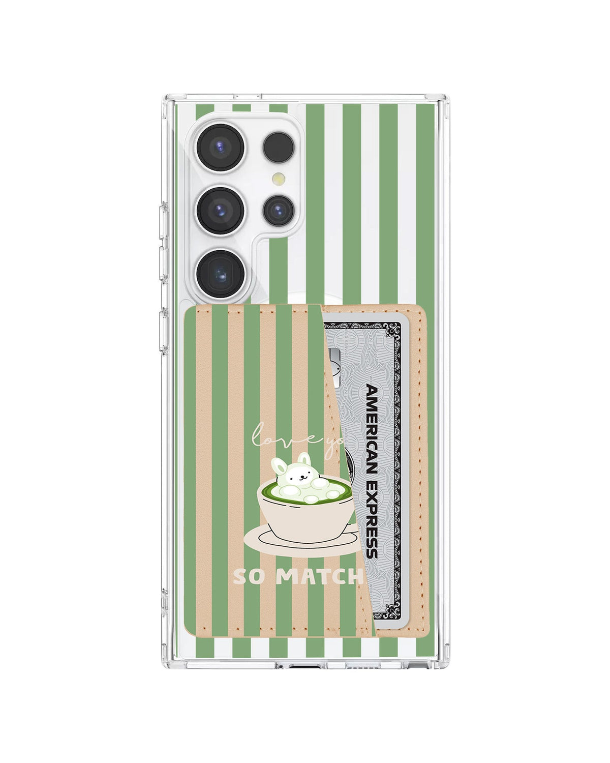 Android Leather Wallet Case - Matcha Love
