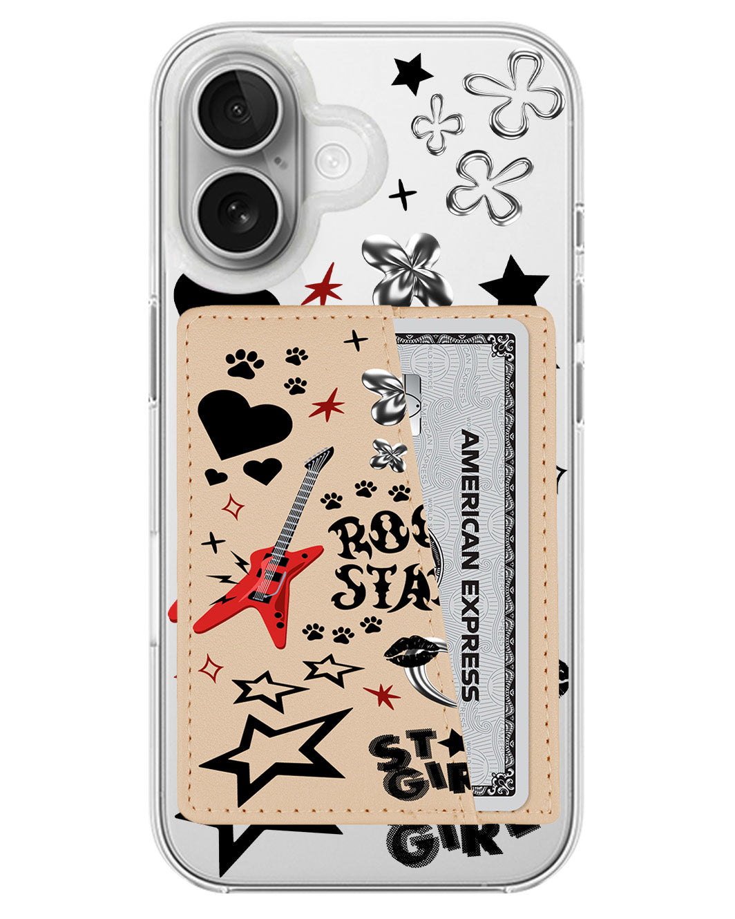 iPhone Leather Wallet Case - Lisa 1