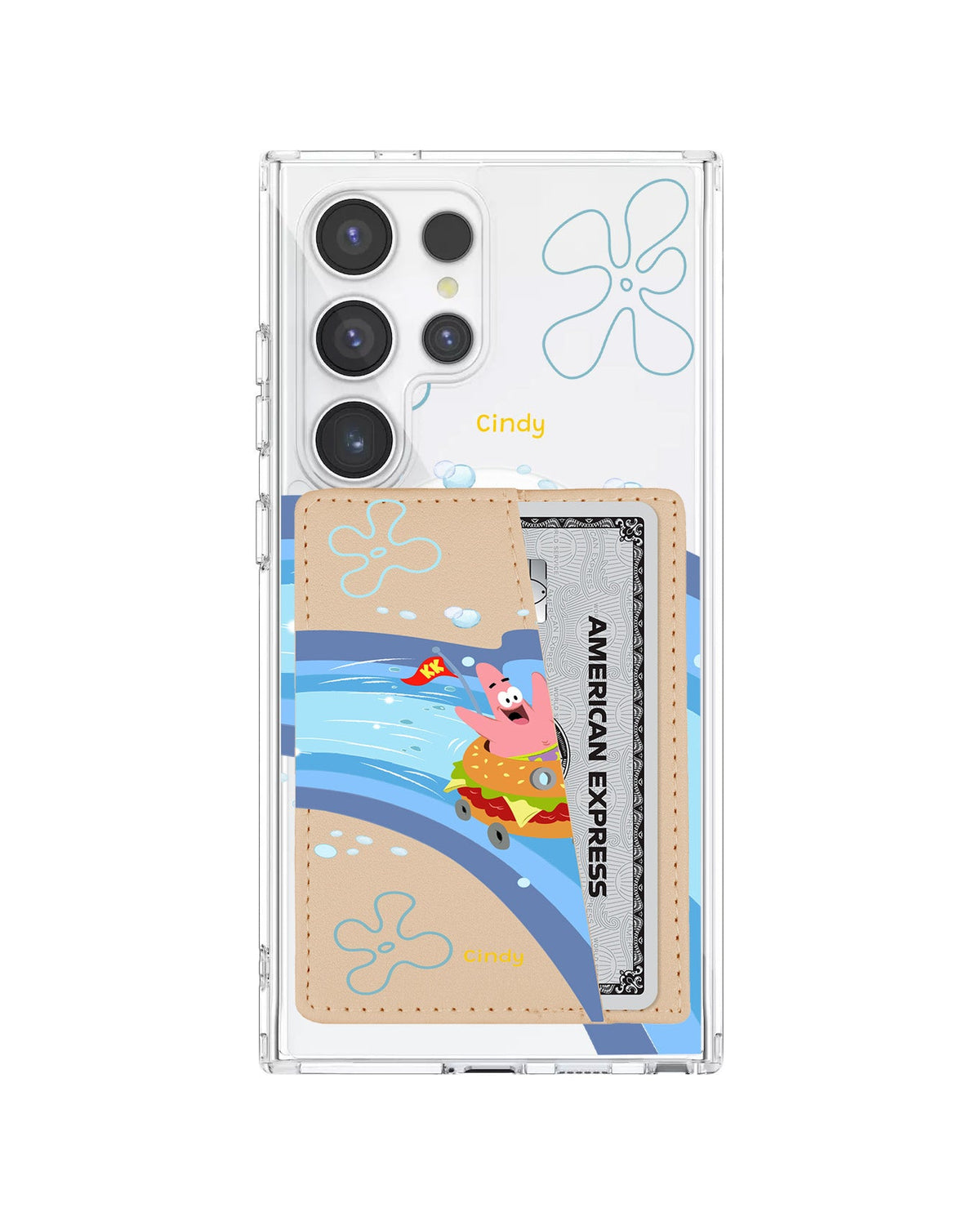 Android Leather Wallet Case - Spongebob Tour