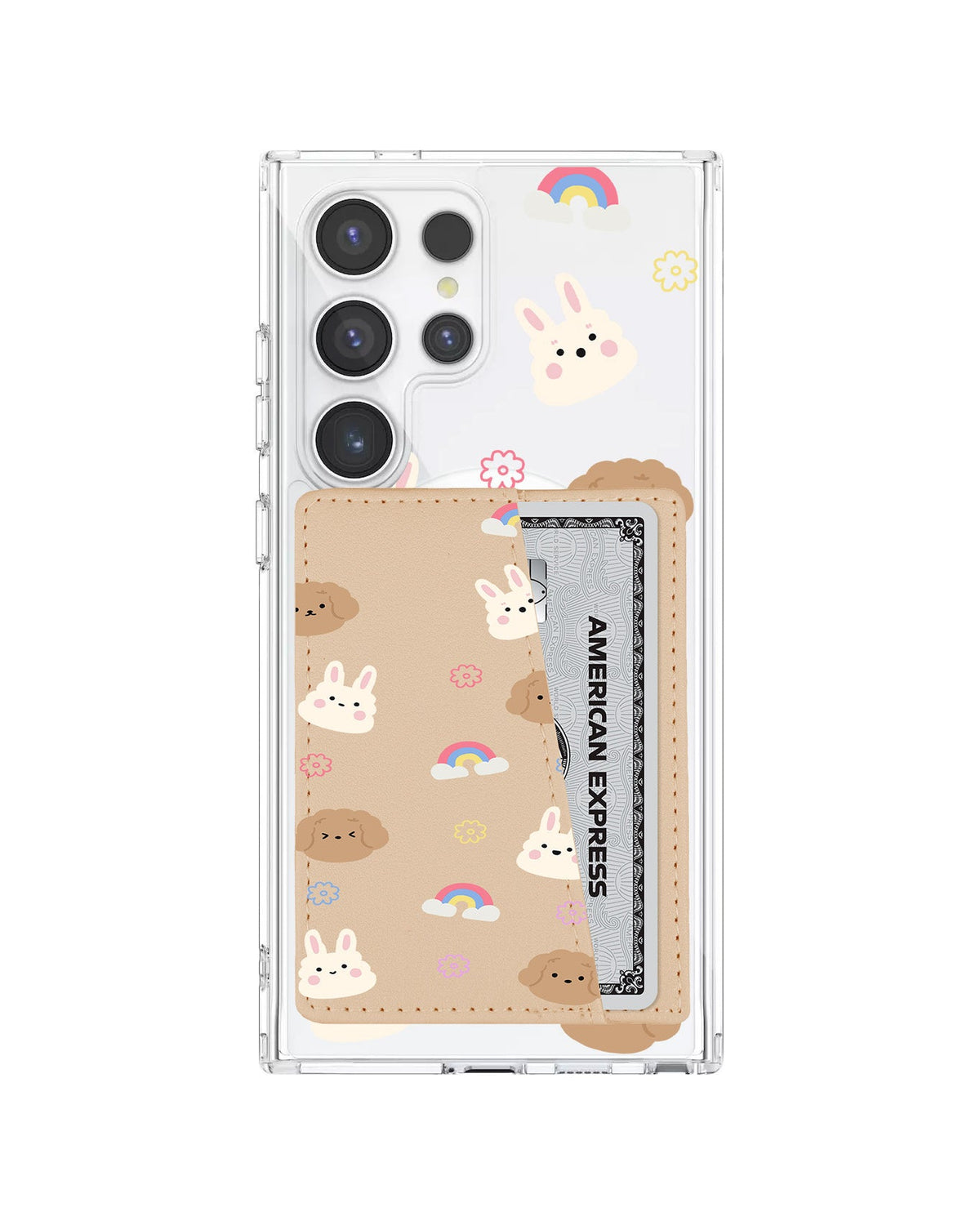 Android Leather Wallet Case - Puppymoji