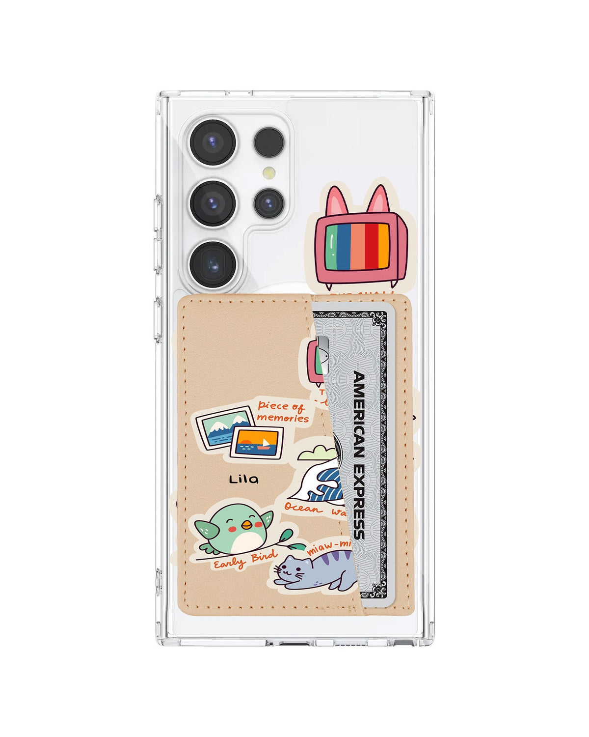 Android Leather Wallet Case - Nostalgic Day