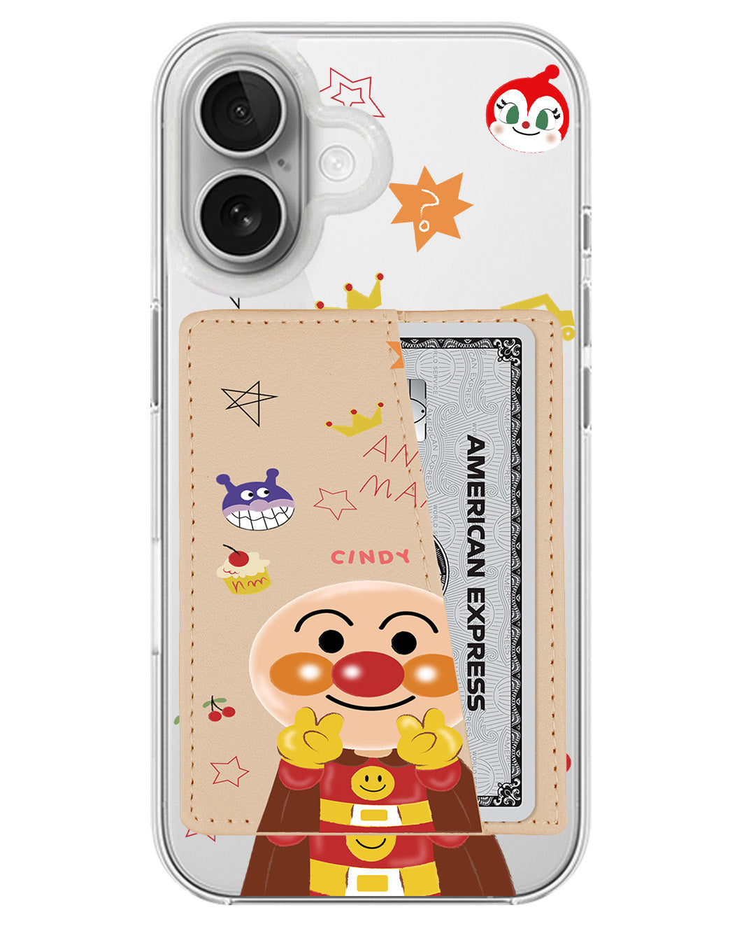 iPhone Leather Wallet Case - I'm Anpanman