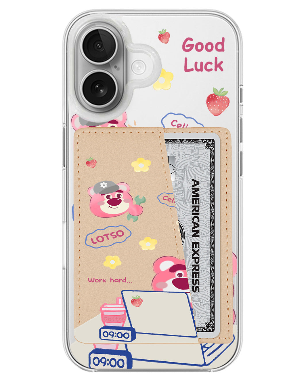 iPhone Leather Wallet Case - Lotso Work