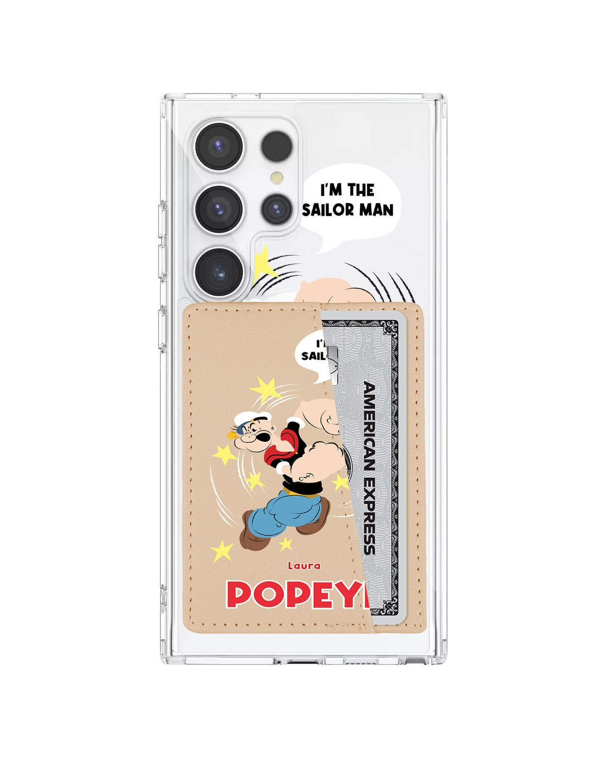 Android Leather Wallet Case - I'm The Sailor Man