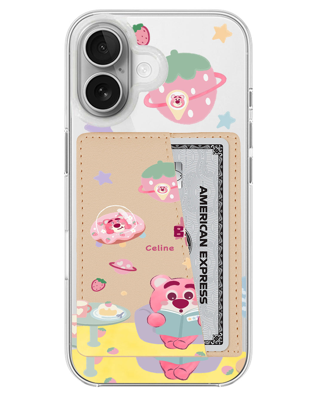 iPhone Leather Wallet Case - Lotso