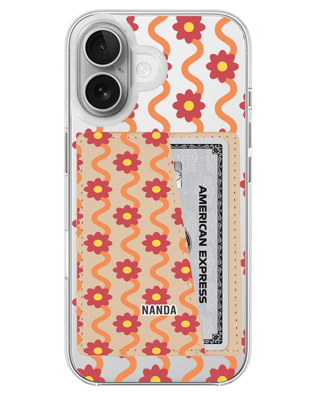 iPhone Leather Wallet Case - Marigold Melody