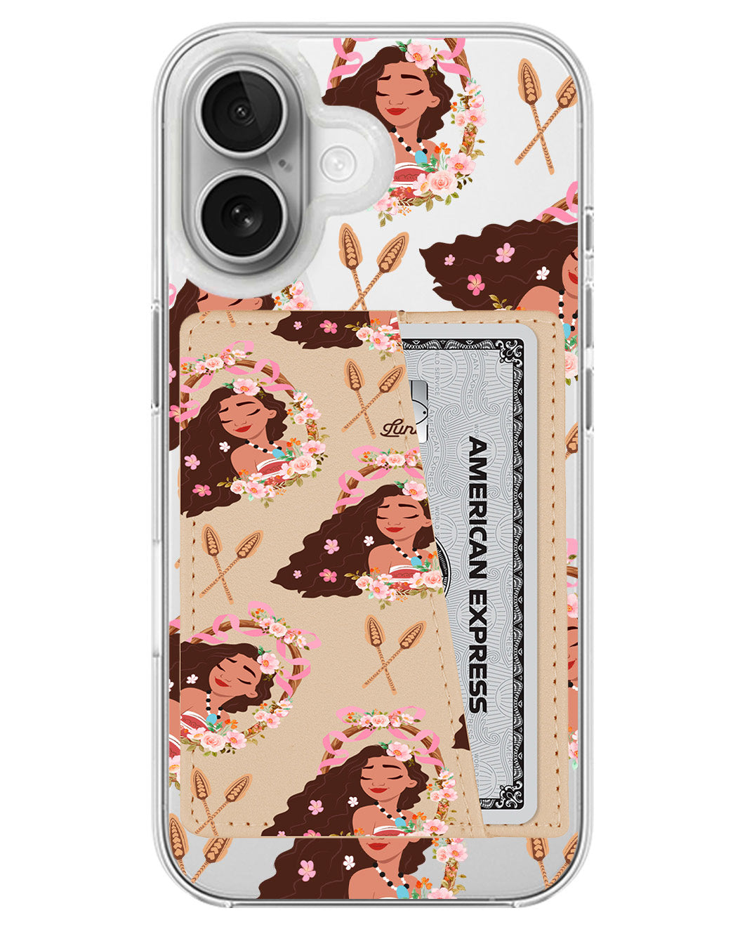iPhone Leather Wallet Case - Moana