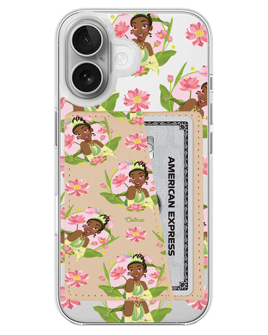 iPhone Leather Wallet Case - Tiana