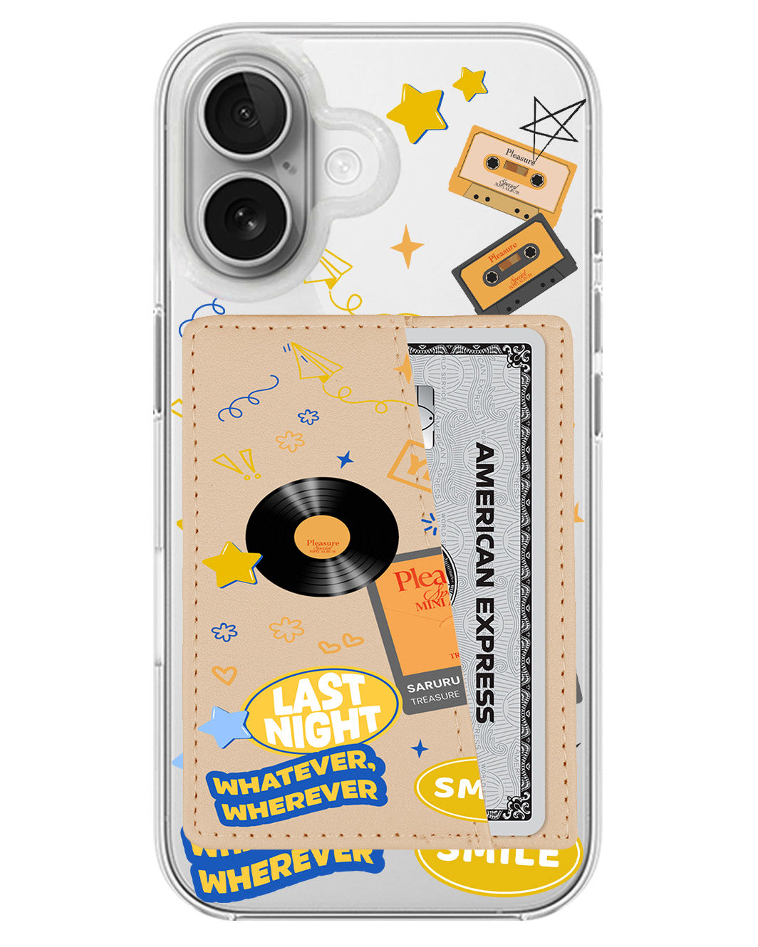 iPhone Leather Wallet Case - Treasure 3