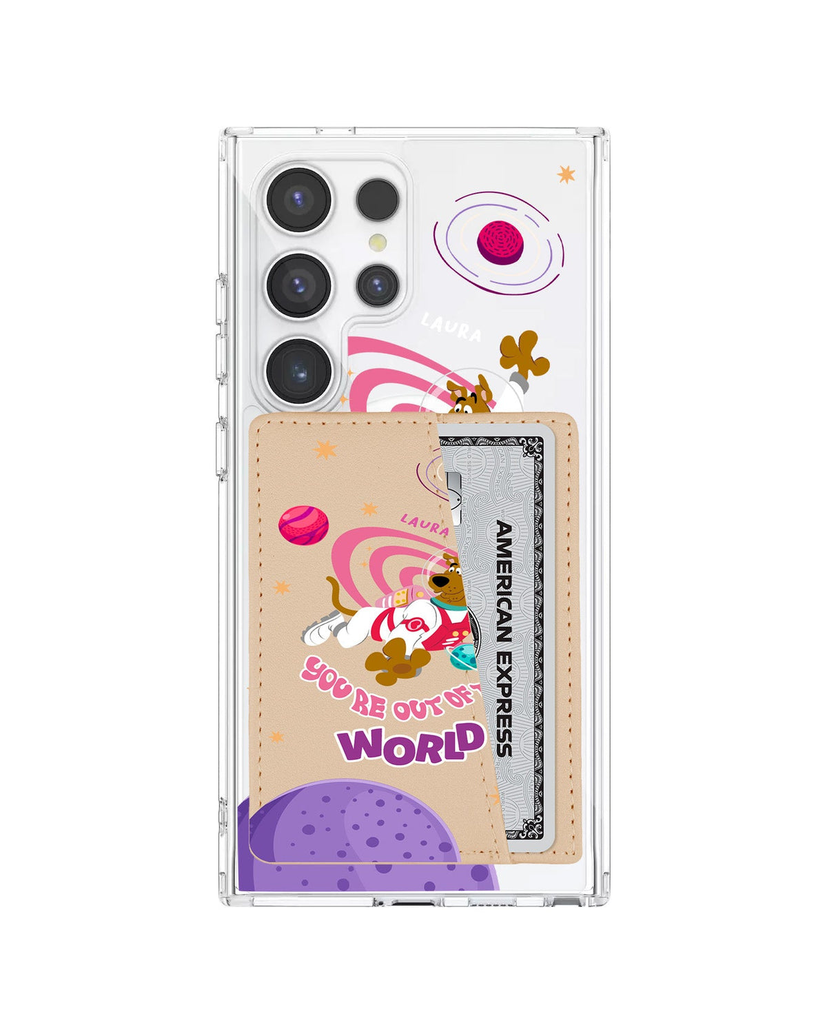 Android Leather Wallet Case - Scooby Out Of World