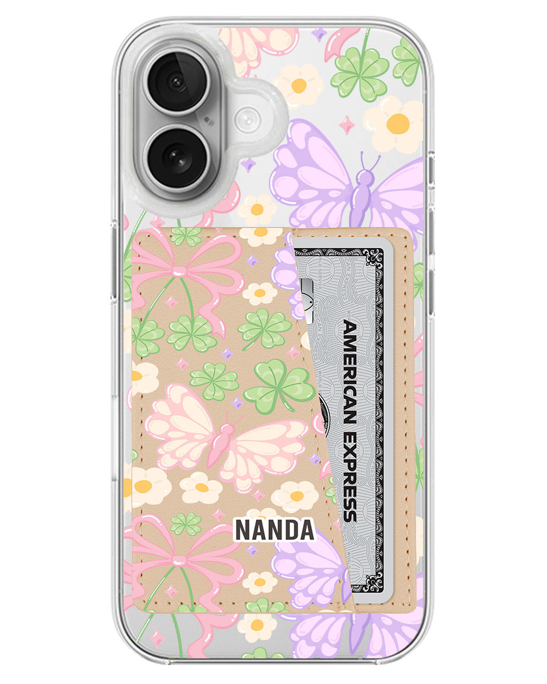 iPhone Leather Wallet Case - Spring Waltz