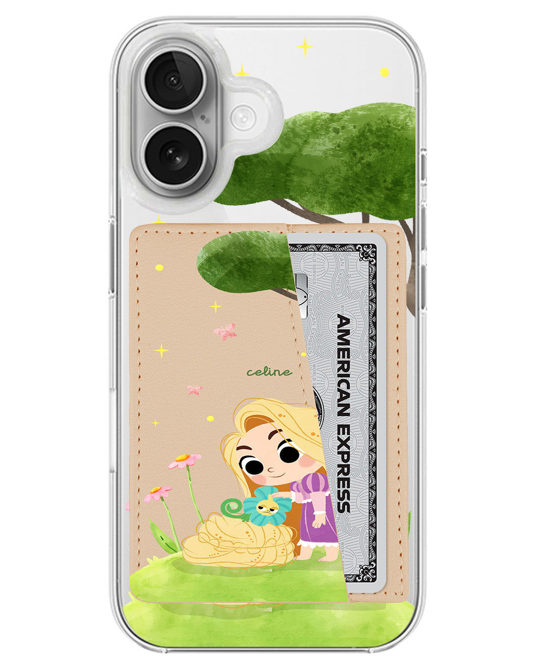 iPhone Leather Wallet Case - Rapunzel's Pet