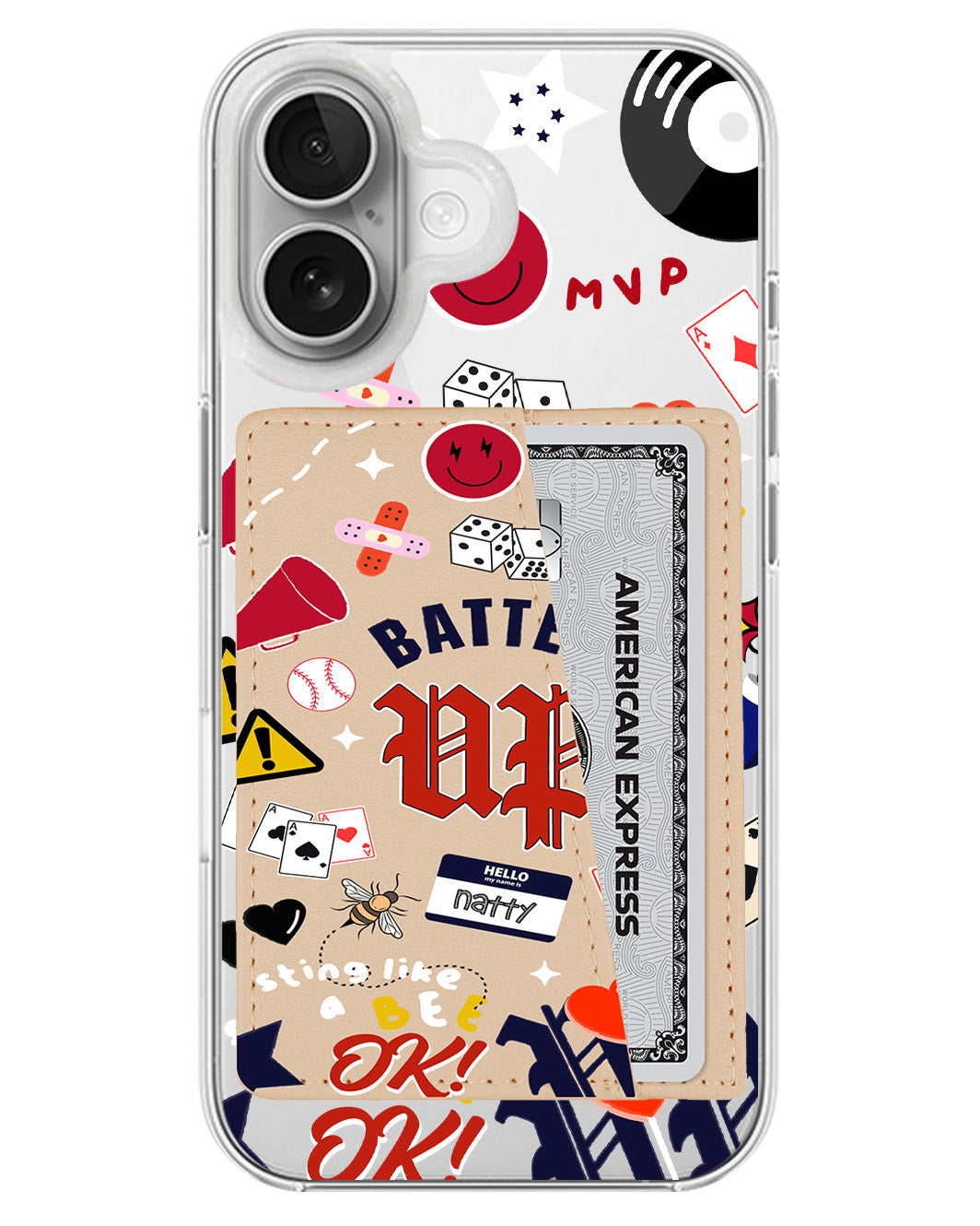 iPhone Leather Wallet Case - Babymon 1