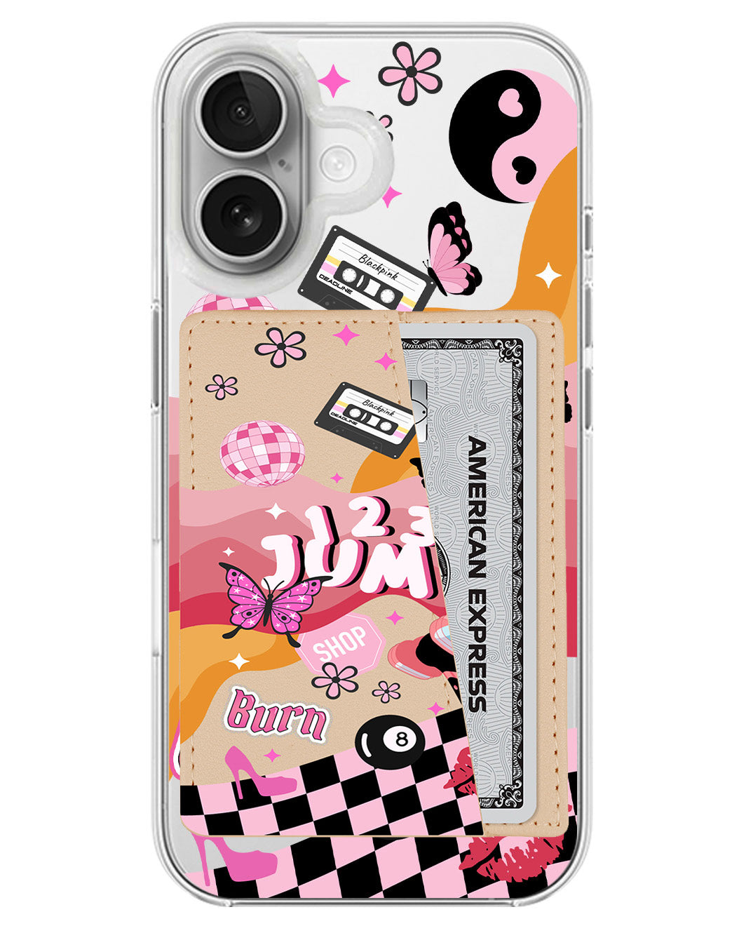 iPhone Leather Wallet Case - Blackpink 4