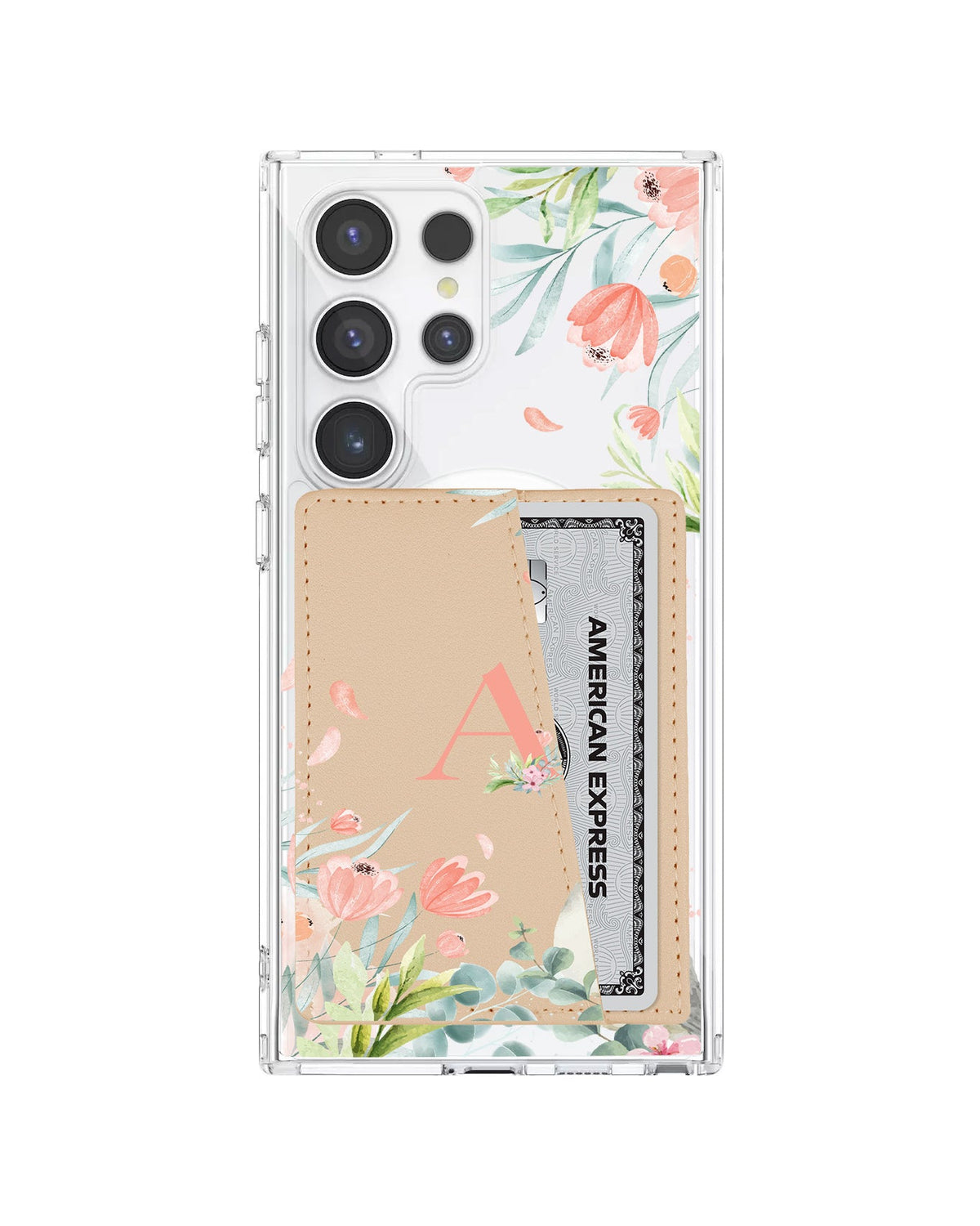 Android Leather Wallet Case - Flower Bloom