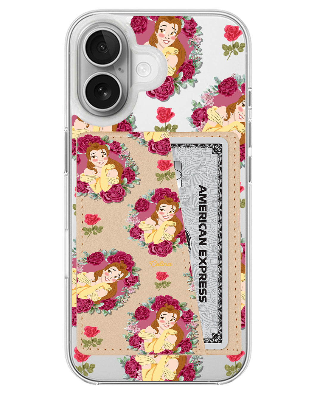 iPhone Leather Wallet Case - Belle