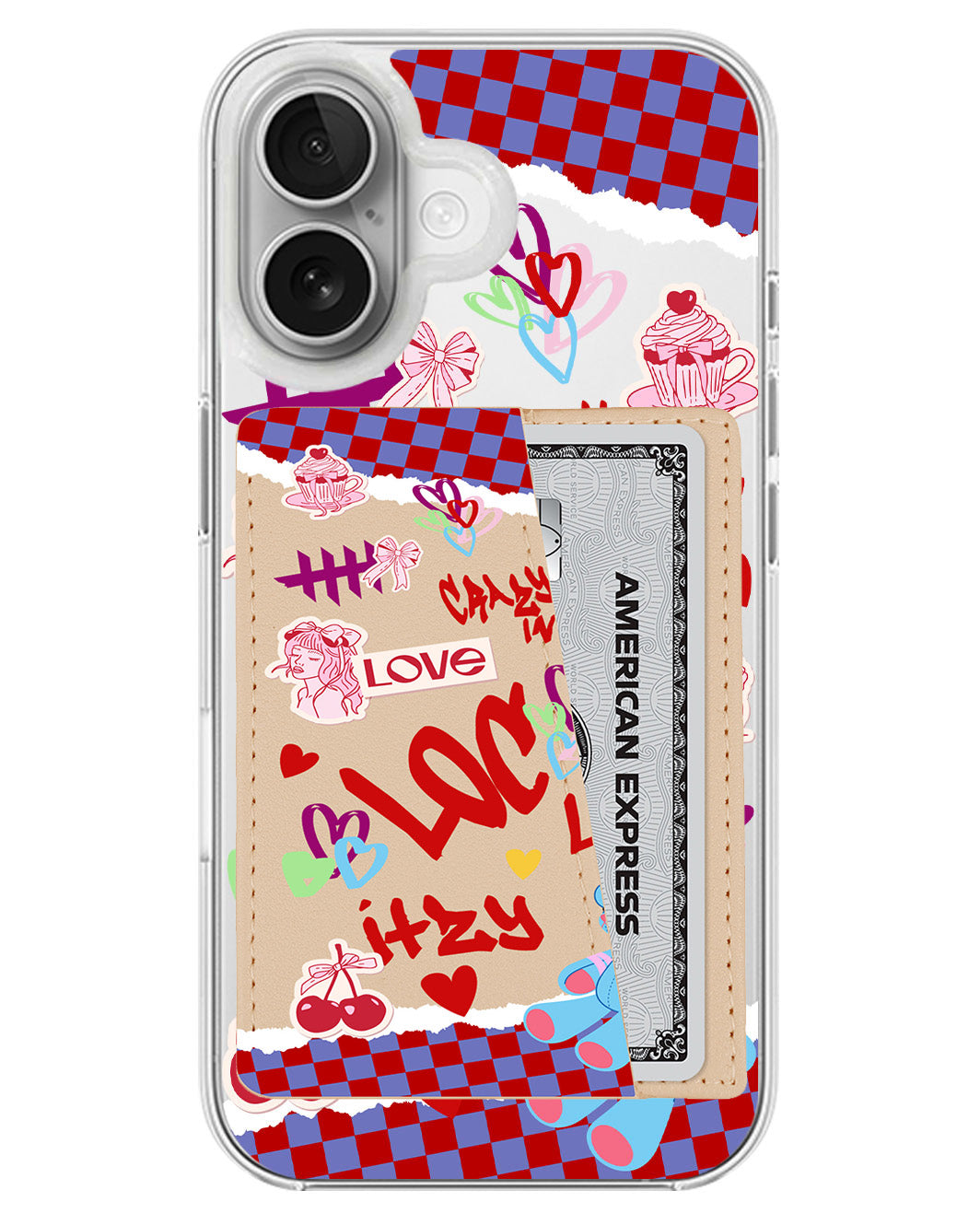 iPhone Leather Wallet Case - Itzy 1
