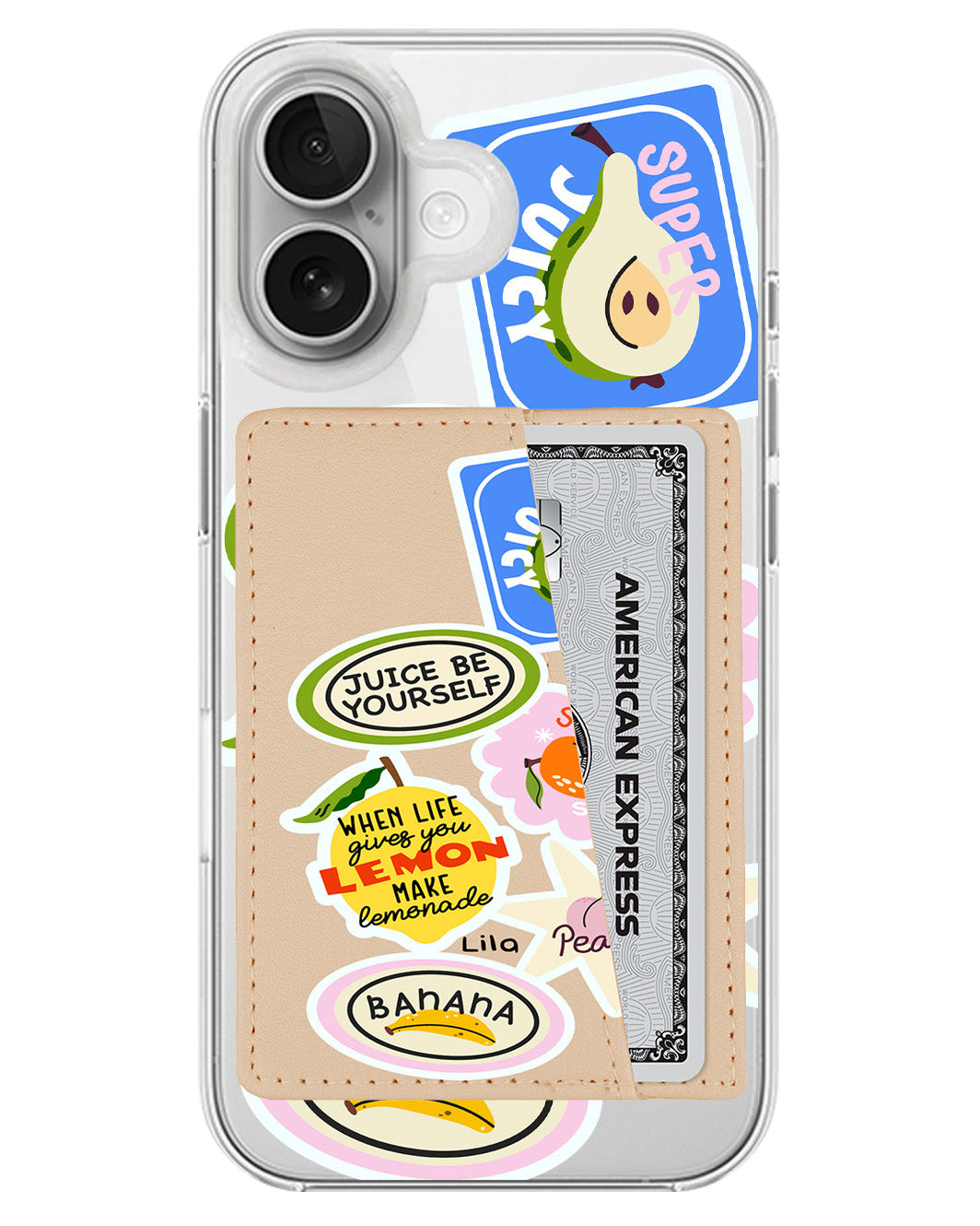 iPhone Leather Wallet Case - Juice Be Yourself