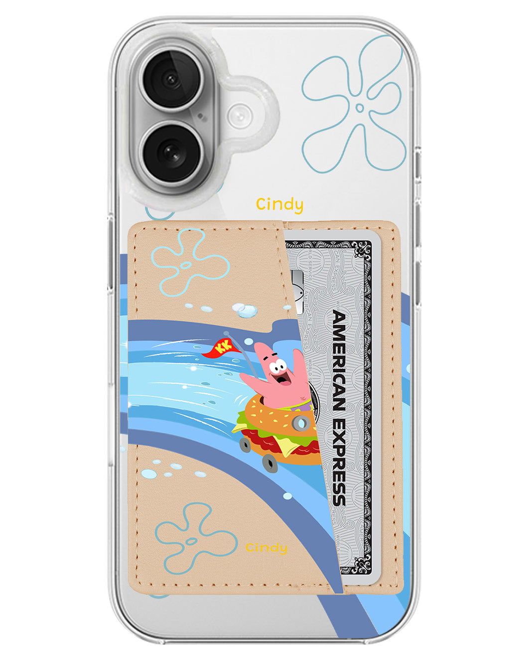 iPhone Leather Wallet Case - Spongebob Tour