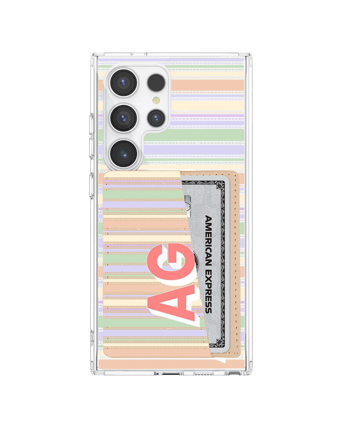 Android Leather Wallet Case - Dreamy Pastels