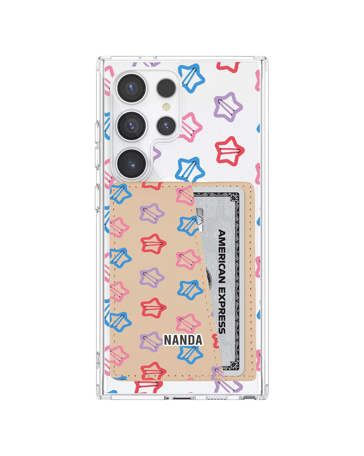Android Leather Wallet Case - Twinkle Clips