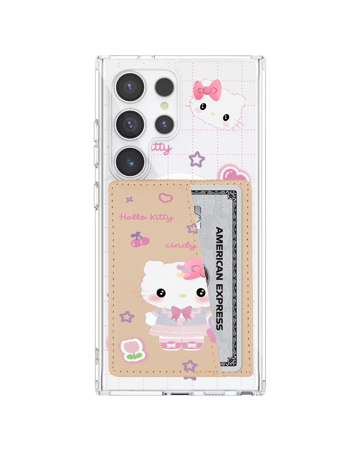 Android Leather Wallet Case - Kitty Fashion