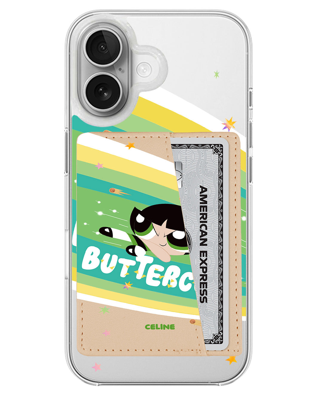 iPhone Leather Wallet Case - Buttercup