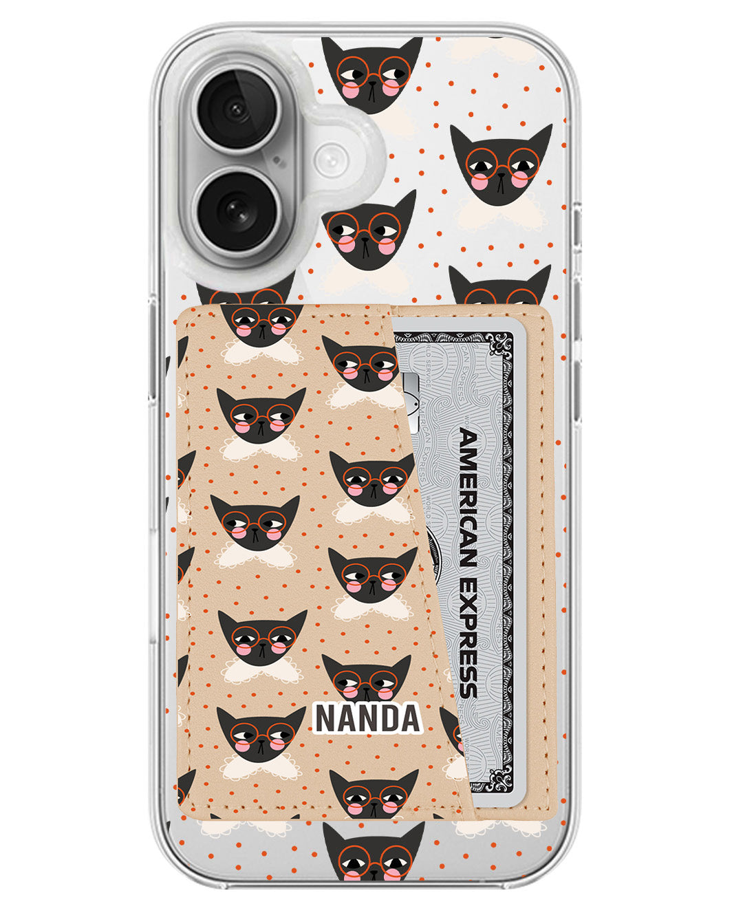 iPhone Leather Wallet Case - Little Friends