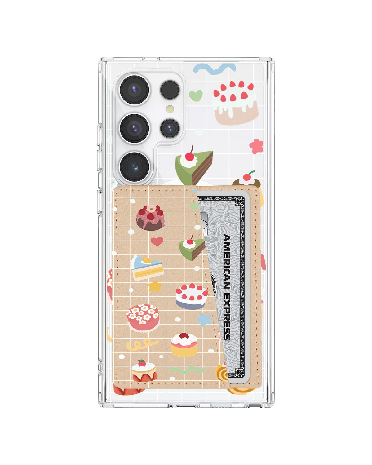 Android Leather Wallet Case - Korean Cake