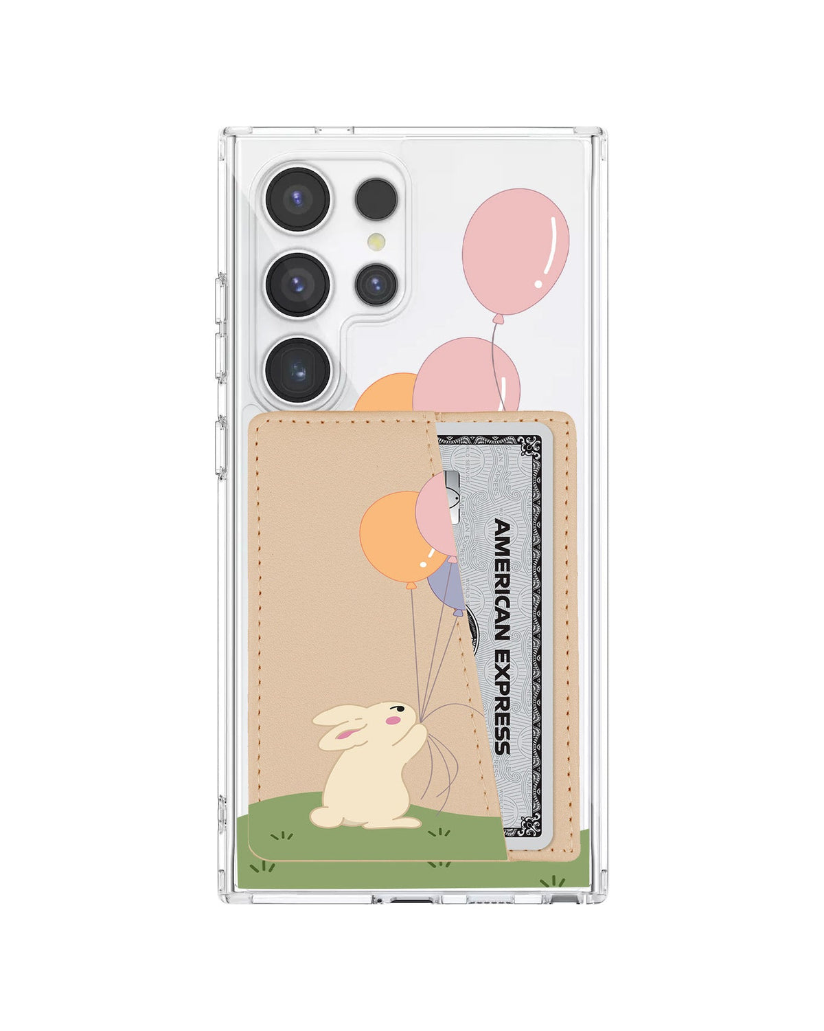 Android Leather Wallet Case - Bunny