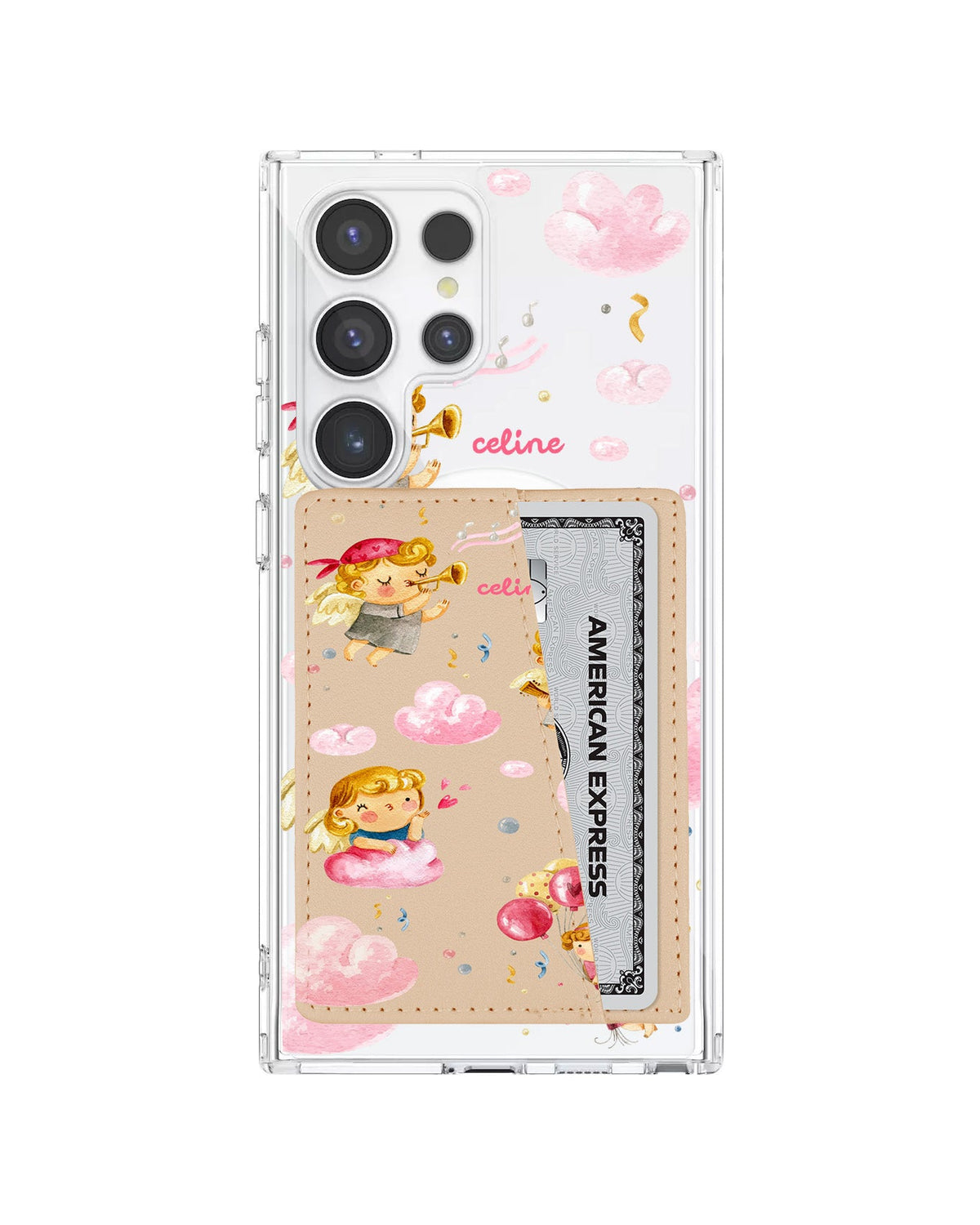 Android Leather Wallet Case - Cupit In Love