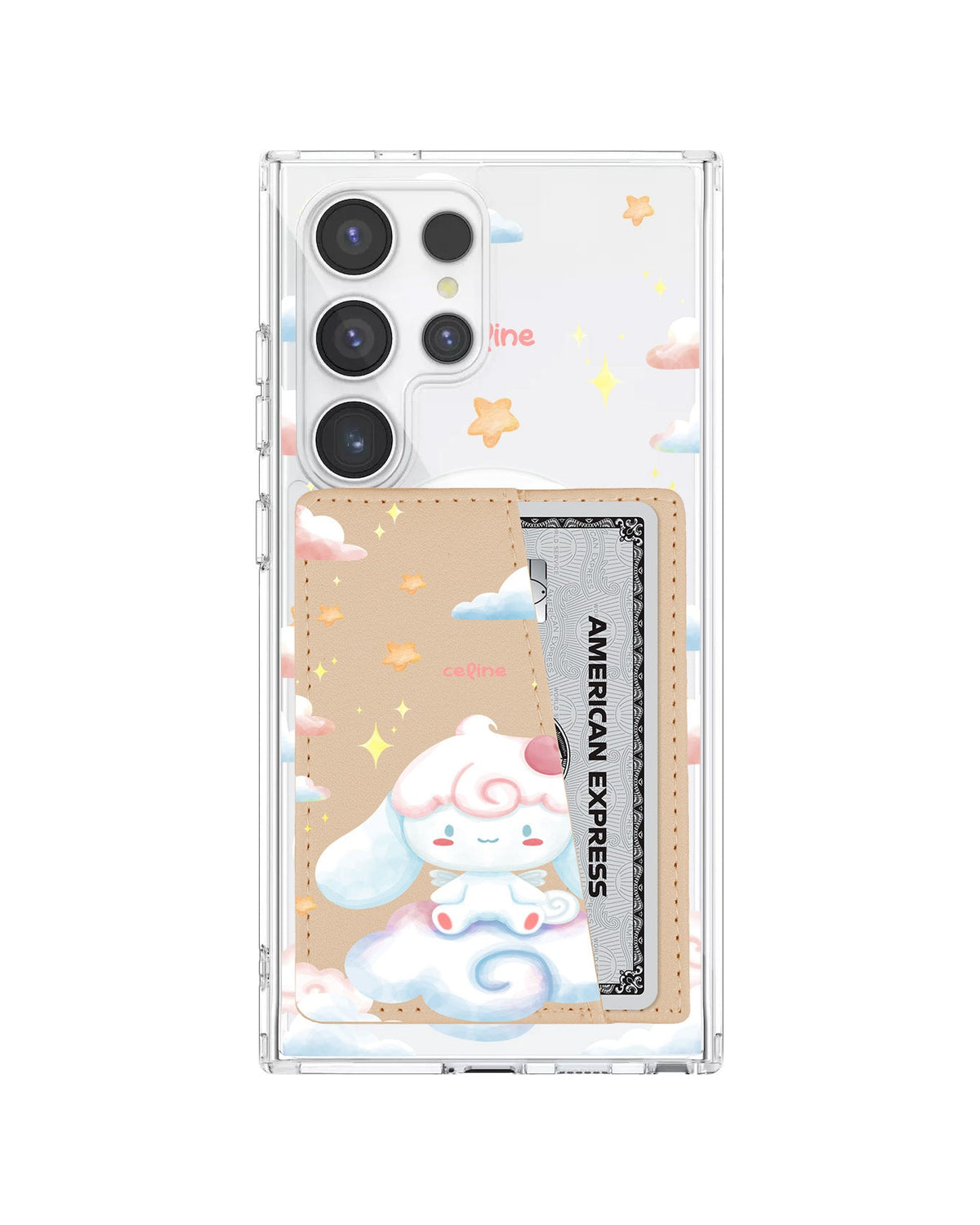 Android Leather Wallet Case - Cinnamoroll